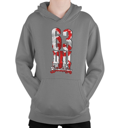 BLUZA DZIECIĘCA Z KAPTUREM 63 DNI CHWAŁY PAMIĘTAMY